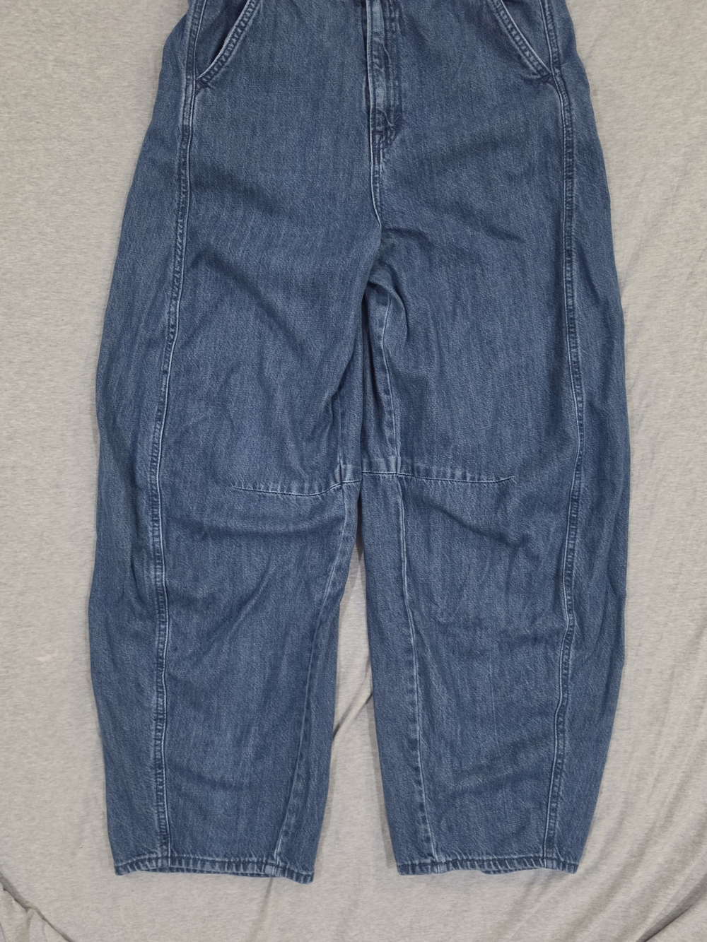 Universal Thread Sleeveless Denim Barrel-Leg Jumpsuit - Blue - Picture 5 of 10
